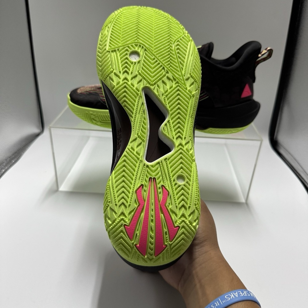 Brand New ANTA Kai 1 Speed Black Yellow 8125B1128S-8 Basketball Shoes Men's 13 - Picture 9 of 9